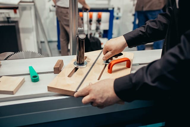 ouvrier travaillant le bois